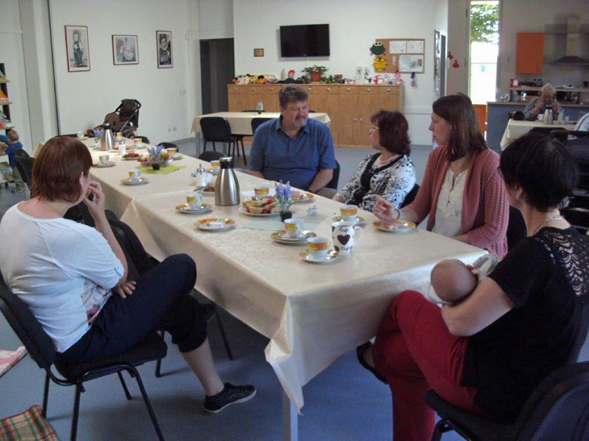 Mit B&uuml;rgermeisterin gefr&uuml;hst&uuml;ckt