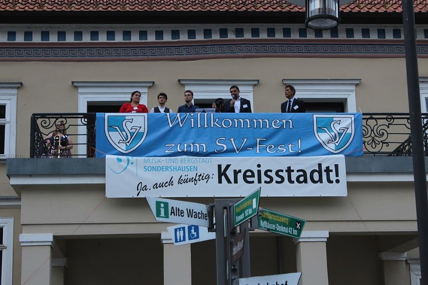 SV Fest zum 150 j&auml;hrigen Bestehens er&ouml;ffnet