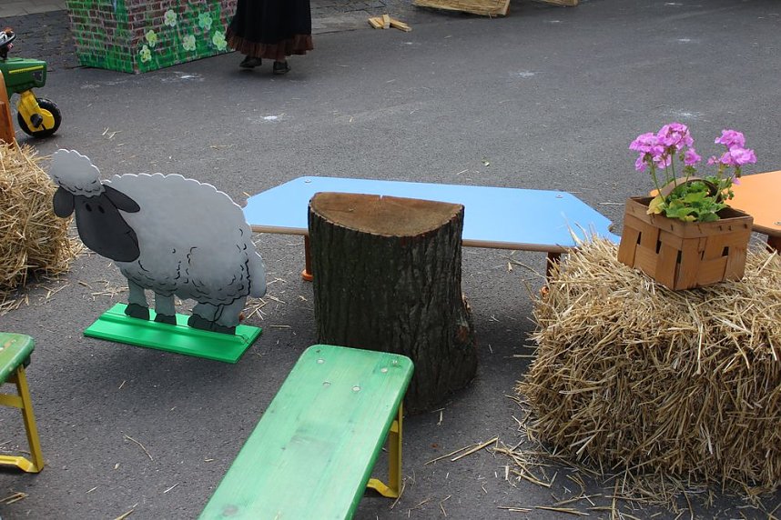 "Gro&szlig;e Schweinerei" vor der Kindervilla