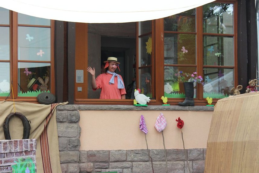 "Gro&szlig;e Schweinerei" vor der Kindervilla