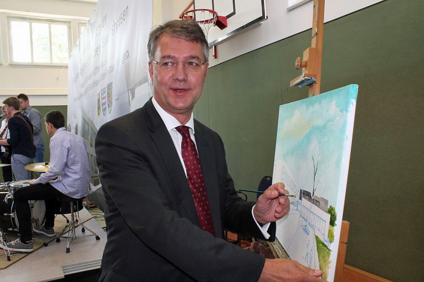 Spatenstich f&uuml;r Franzbergschule erfolgt