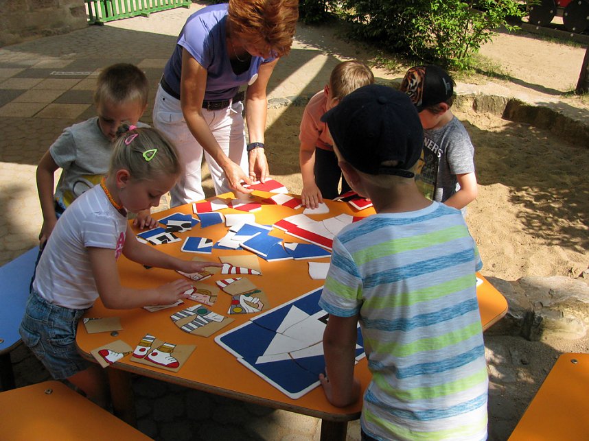 Verkehrssicherheitstag der Kita Kindervilla Bad Frankenhausen