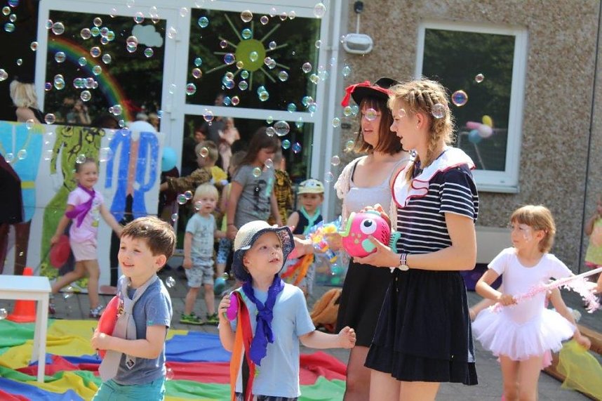 Sommerfest in der Kita Gro&szlig;furra