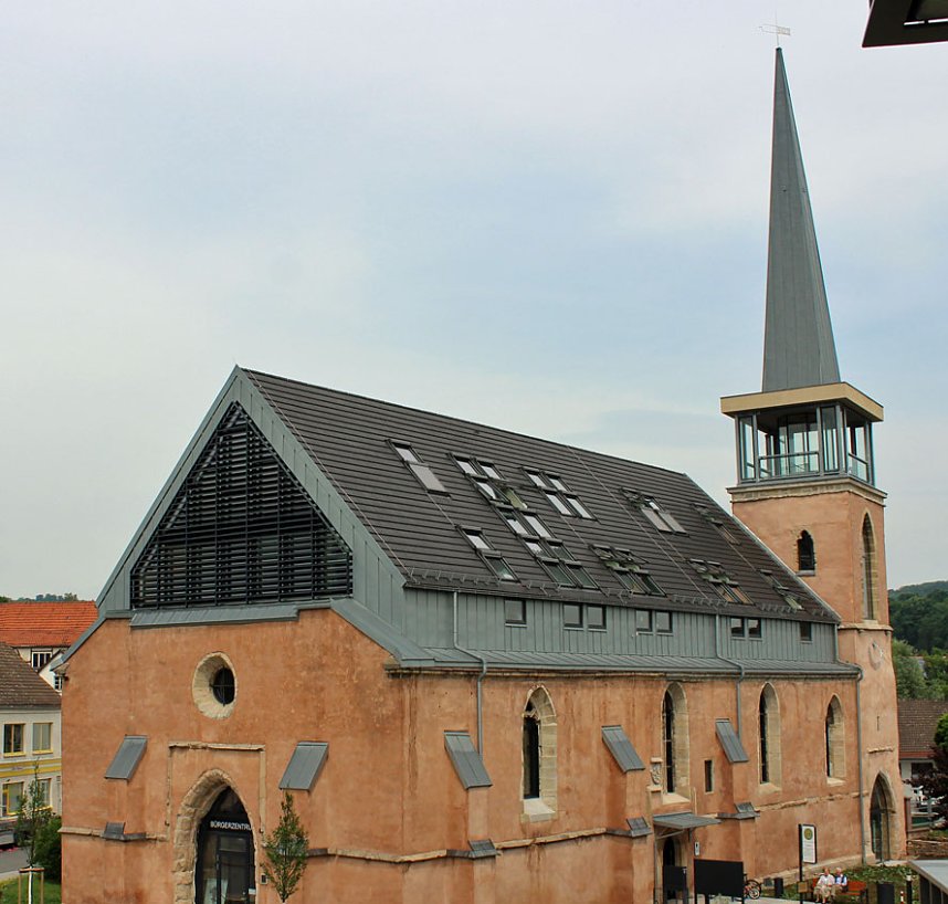 Bau B&uuml;rgerzentrum Cruciskirche abgeschlossen