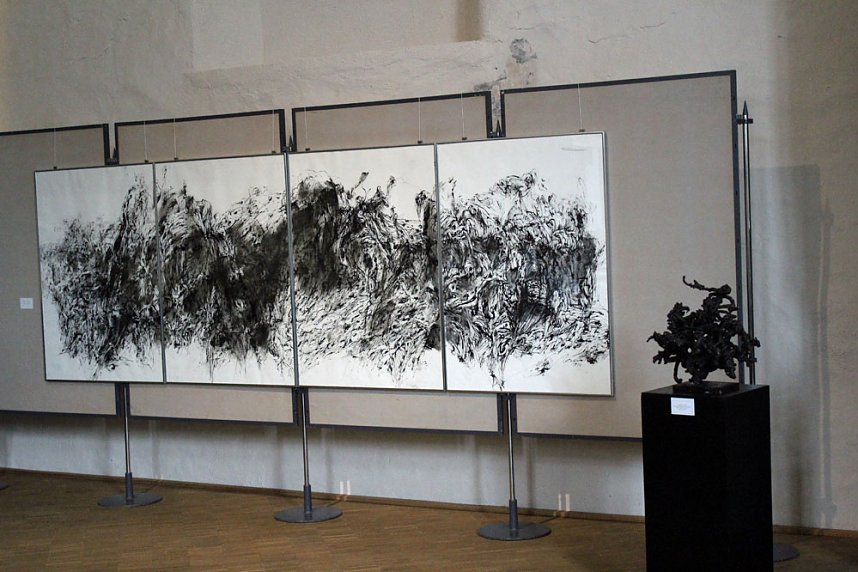 Ausstellung von Heinz Scharr er&ouml;ffnet