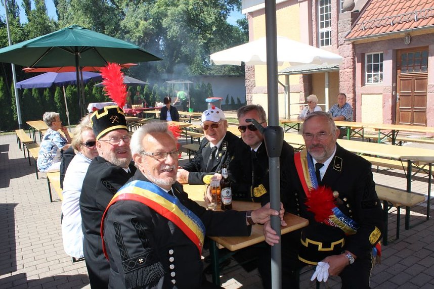 Nicht nur Bergleute feierten