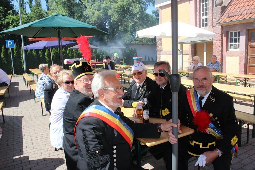 Nicht nur Bergleute feierten