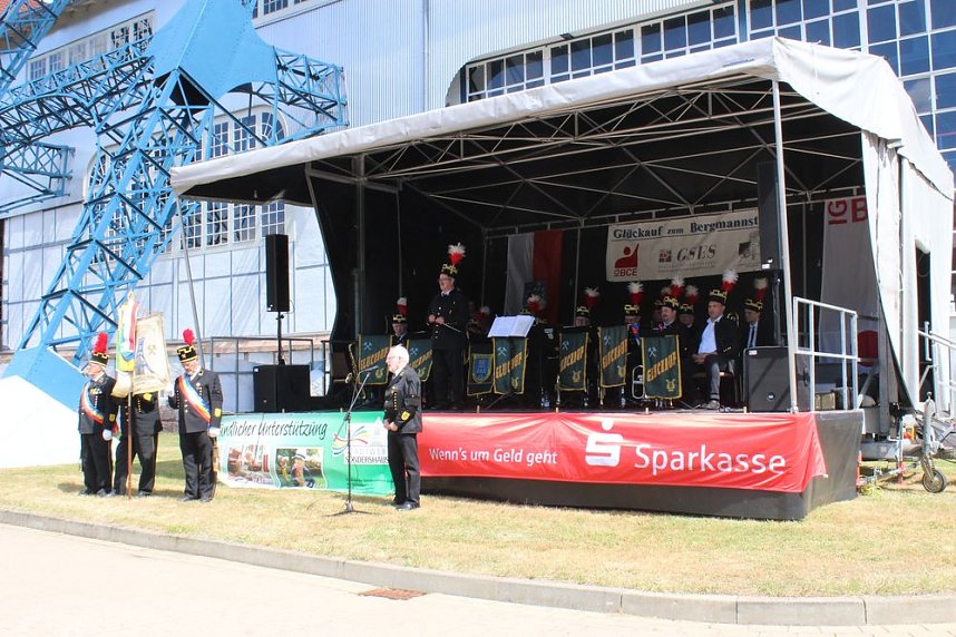 Nicht nur Bergleute feierten