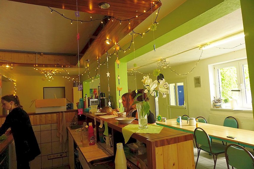 Im Jugendclub Hasenholz