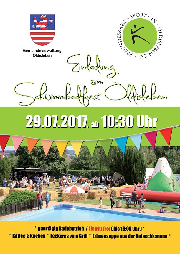 Schwimmbadfest in Oldisleben