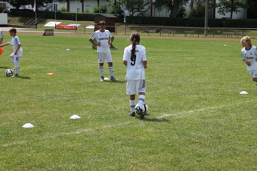 "Real Madrid Fu&szlig;ballschule" machte Station in Wiehe