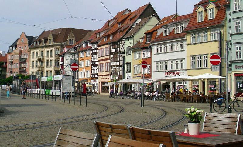 Senioren mit Altstadt-Express in Erfurt unterwegs