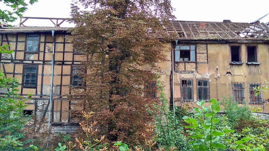 Abriss einer Schrotimmobilie