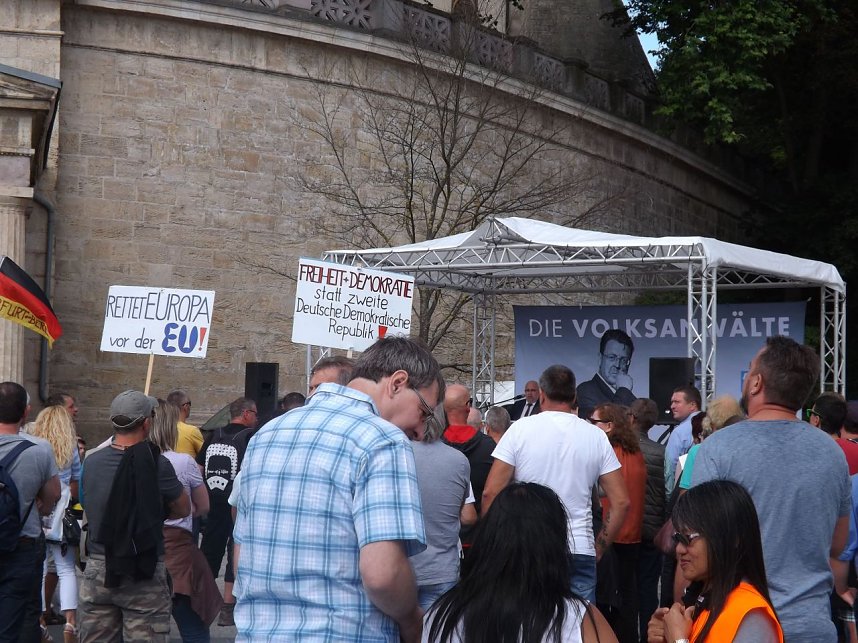 AfD-Wahlkampf in Sondershausen