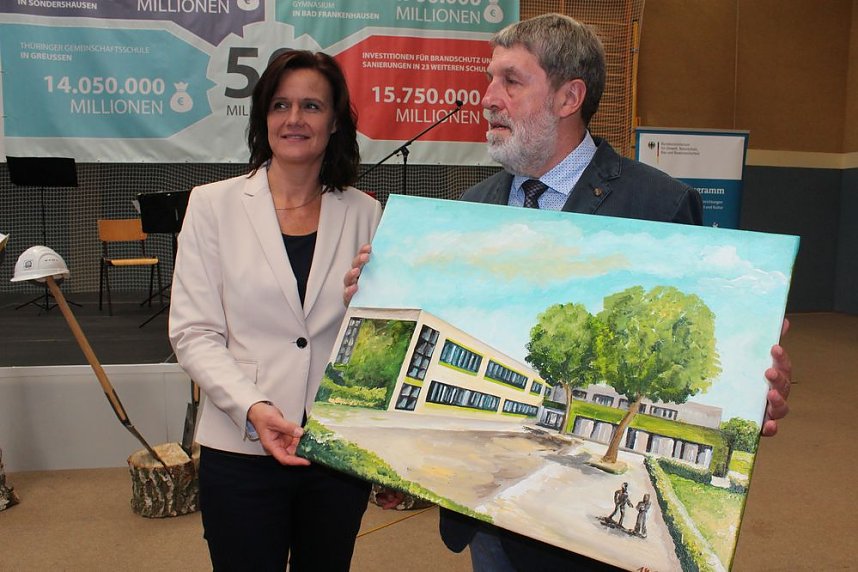 Feierlicher Spatenstich