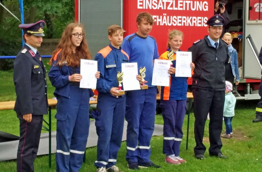 Kreisausscheid der jungen Feuerwehrleute