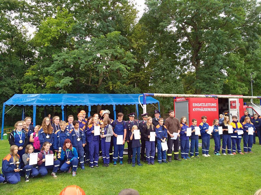 Kreisausscheid der jungen Feuerwehrleute