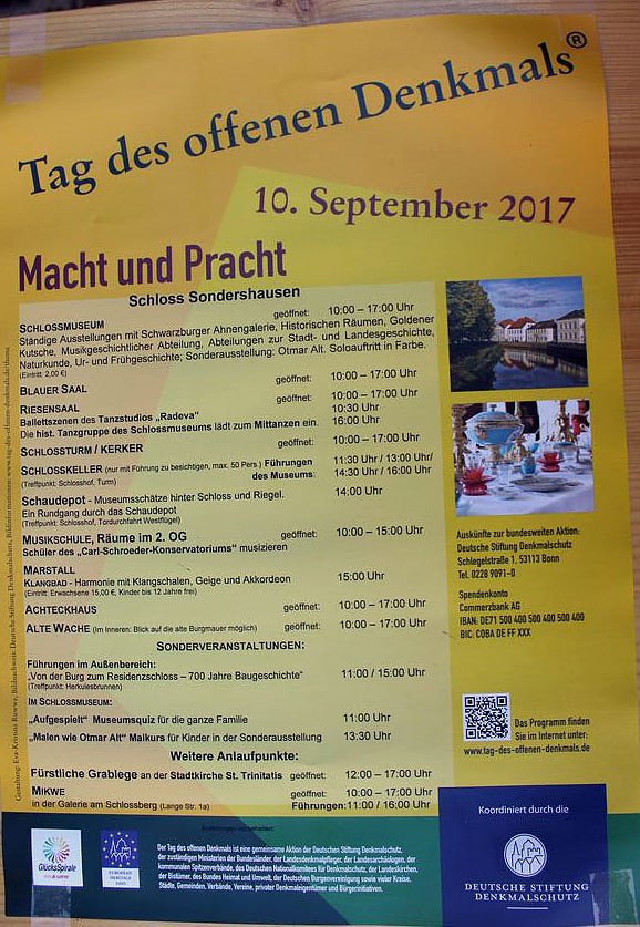 Beim Denkmalstag auf die Spitze getrieben...