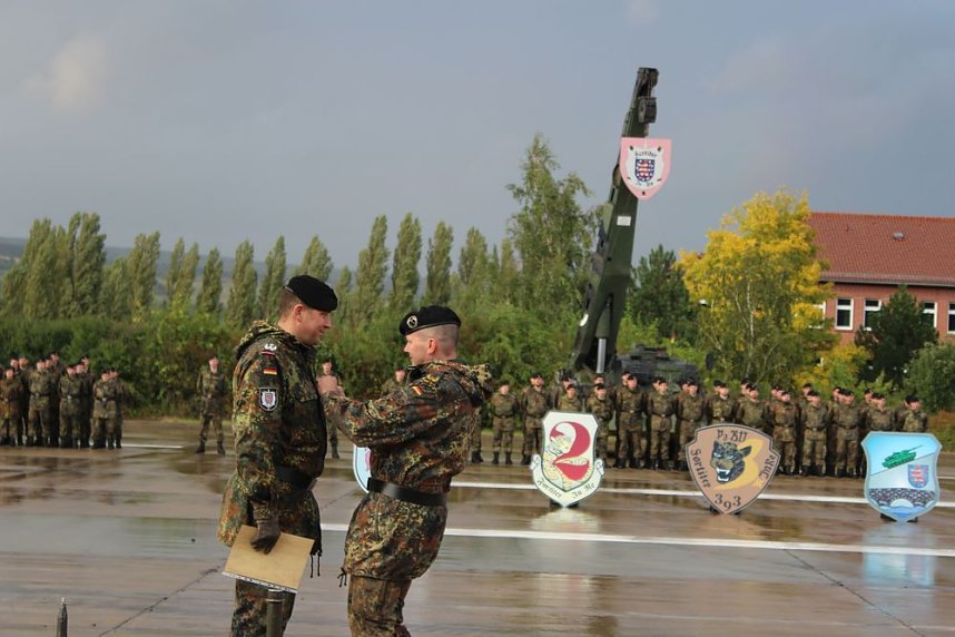 Kommandowechsel beim Panzerbataillon 393 "Th&uuml;ringer L&ouml;we"