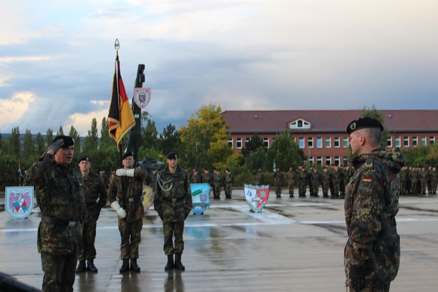 Kommandowechsel beim Panzerbataillon 393 "Th&uuml;ringer L&ouml;we"