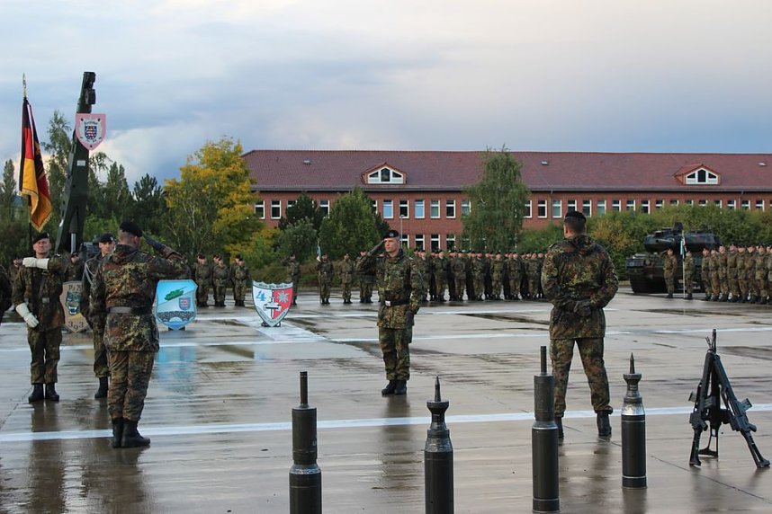 Kommandowechsel beim Panzerbataillon 393 "Th&uuml;ringer L&ouml;we"