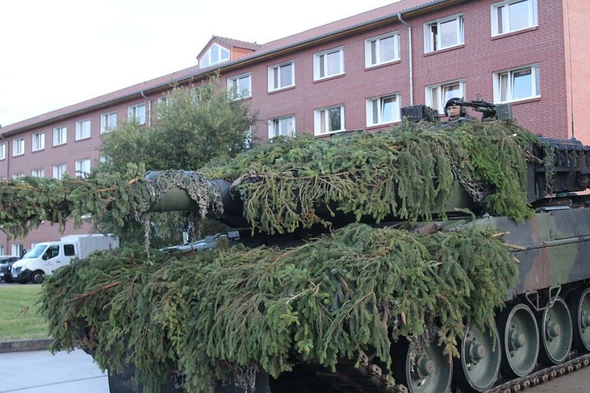 Kommandowechsel beim Panzerbataillon 393 "Th&uuml;ringer L&ouml;we"