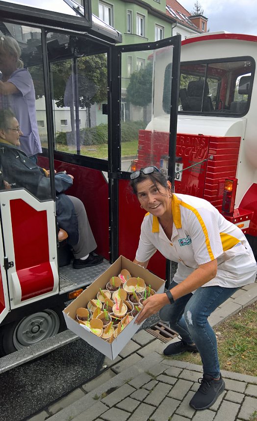 Mit Tschu Tschu Bahn durch die Stadt