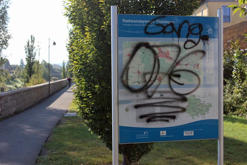 Vandalismus wohin man schaut?