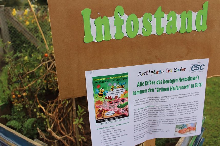 Herbst- und Erntedankfest im Zwergengarten