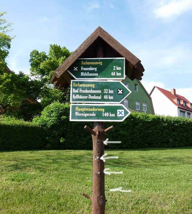 Besch&auml;digungen an Wanderwegen