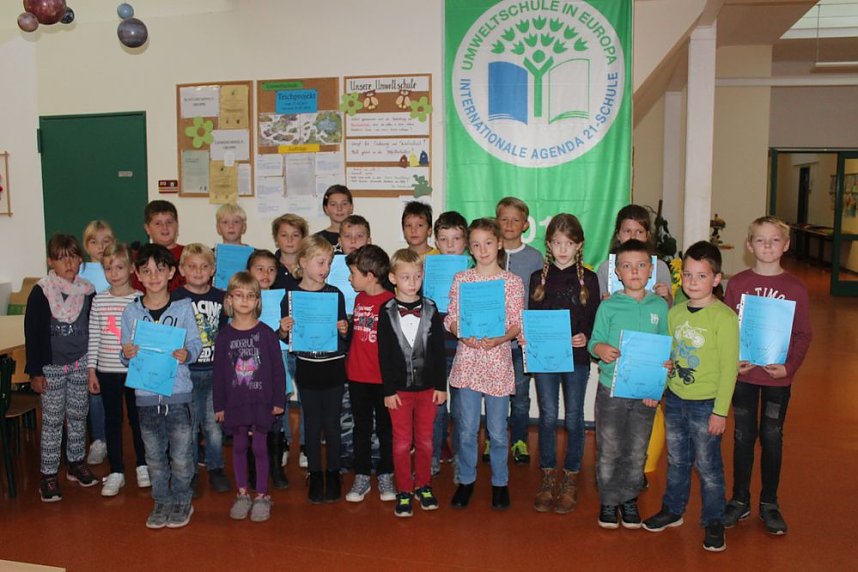 Teichprojekt an der Franzbergschule