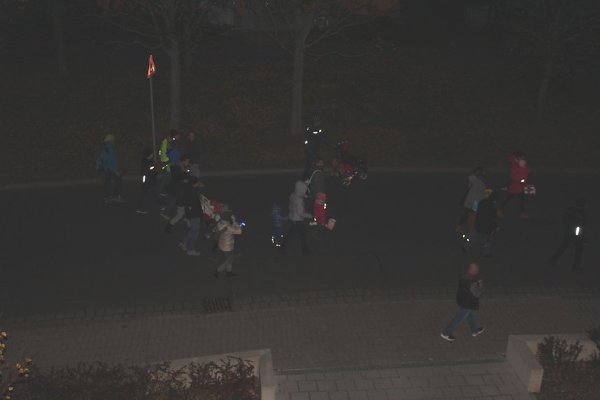 Lampionumzug durch Sondershausen