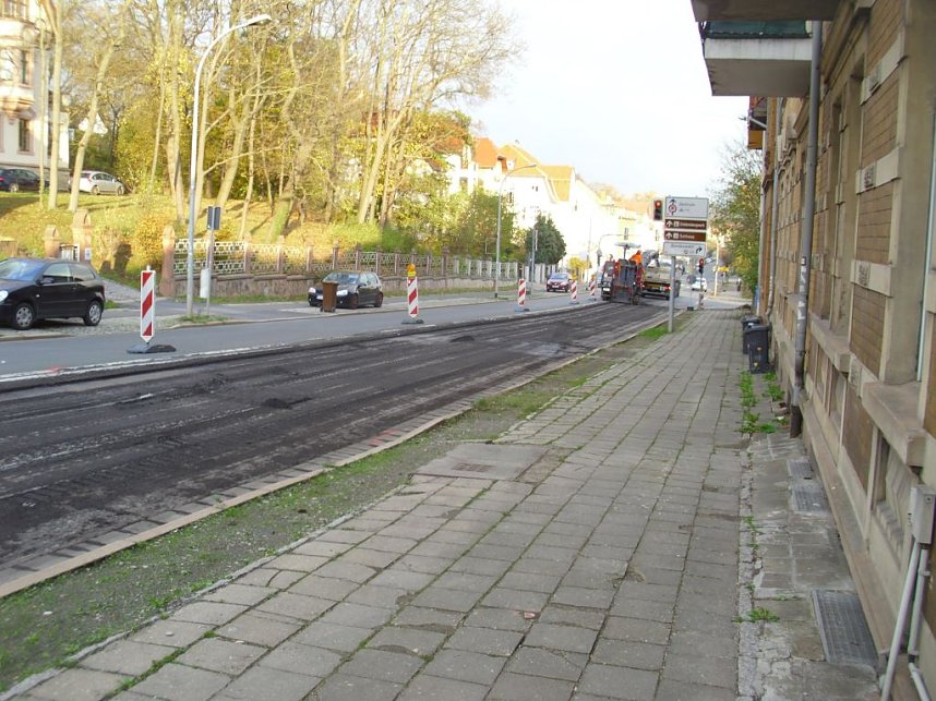 Reparaturarbeiten in Sondershausen