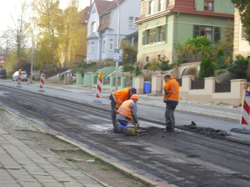 Reparaturarbeiten in Sondershausen