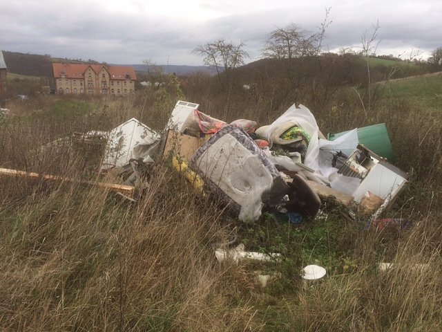 Illegale M&uuml;llablagerung