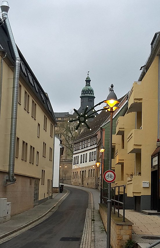 Weihnachtsdekoration beginnt