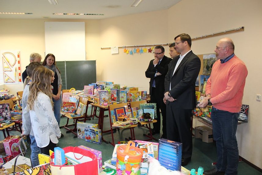 Wieder ein riesiger Berg voll Spielzeug