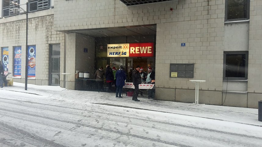 Kein Wetter f&uuml;r die H&auml;ndler