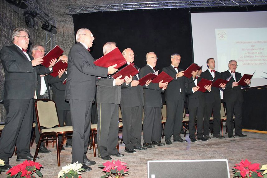 Bergmannsverein feiert stimmungsvoll Jubil&auml;um