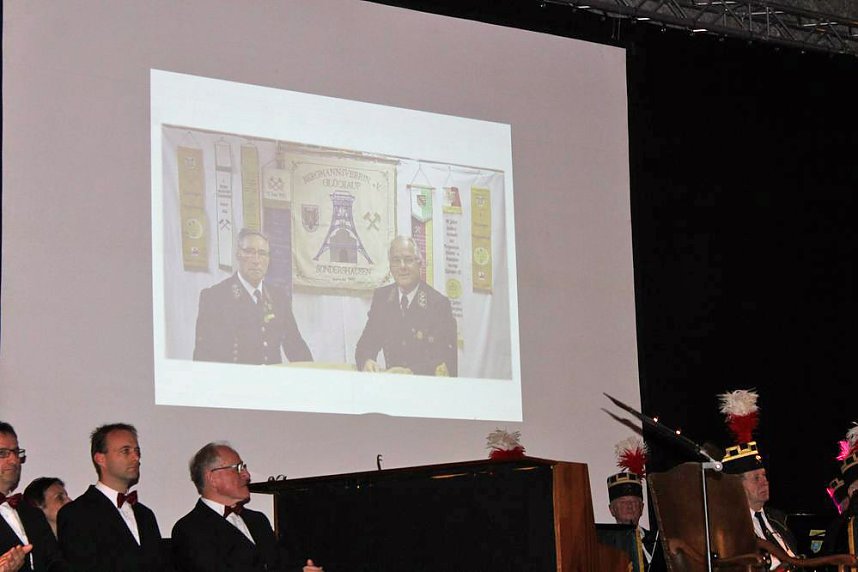 Bergmannsverein feiert stimmungsvoll Jubil&auml;um