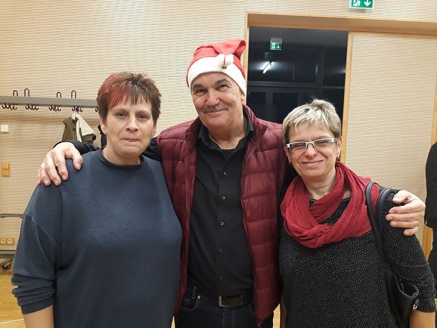 In Bad Frankenhausen steppte Weihnachtsmann