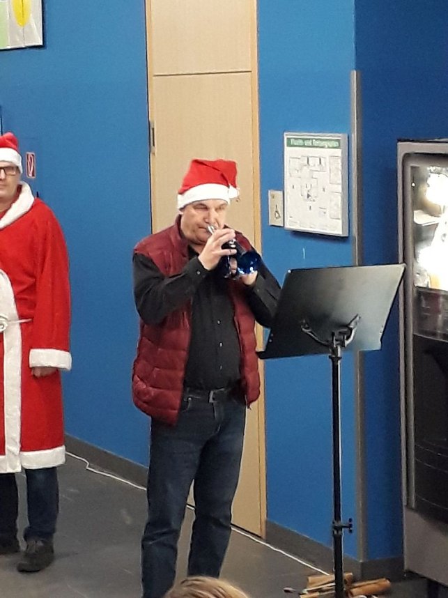 In Bad Frankenhausen steppte Weihnachtsmann