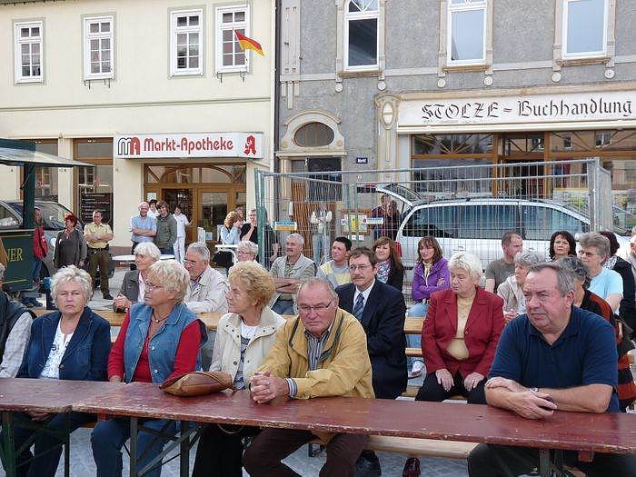 Feierliche &Uuml;bergabe Markt Bad Frankenhausen