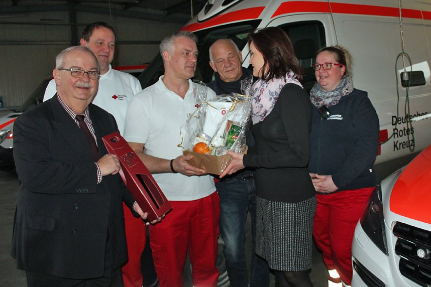 DRK und Polizei besucht