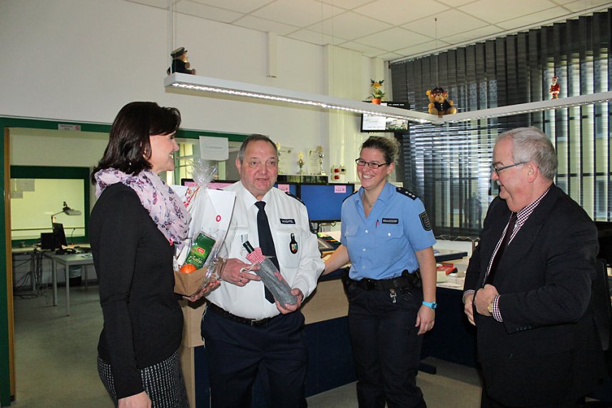 DRK und Polizei besucht