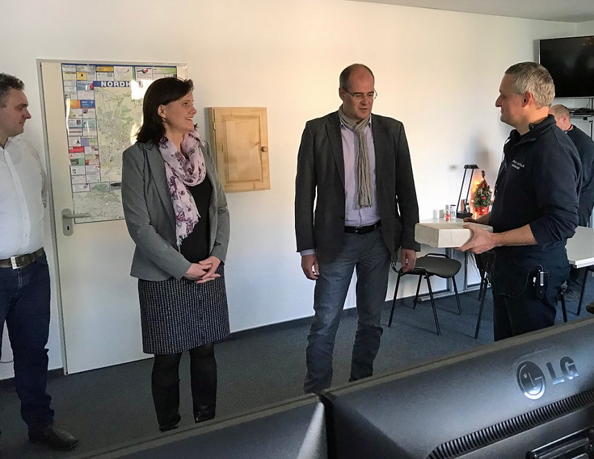 Rettungsleitstelle besucht