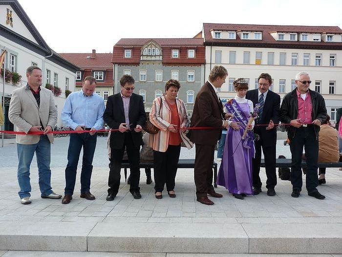 Feierliche &Uuml;bergabe Markt Bad Frankenhausen