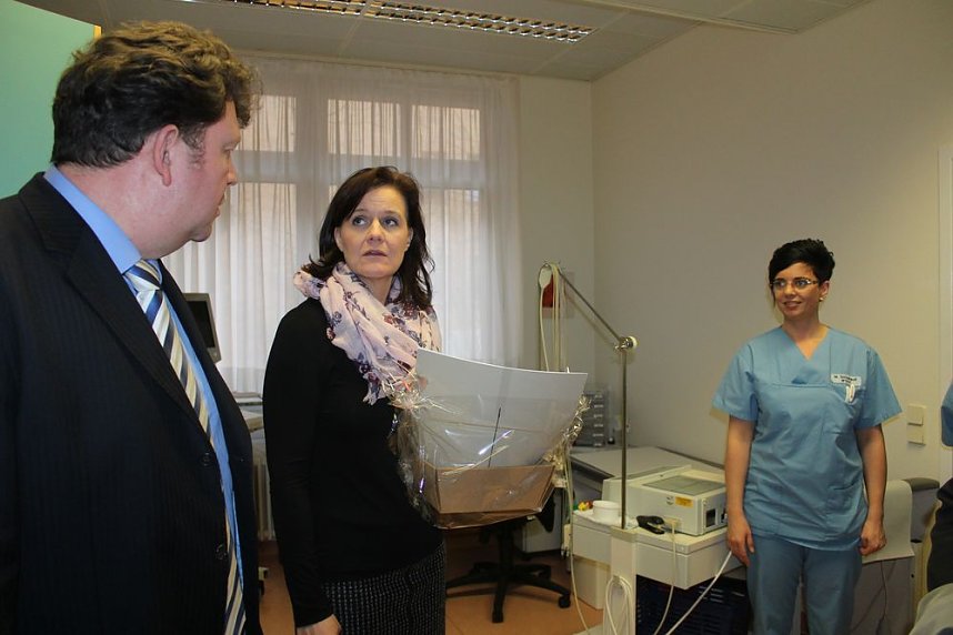 Weihnachtsbesuche in den DRK-Krankenh&auml;usern