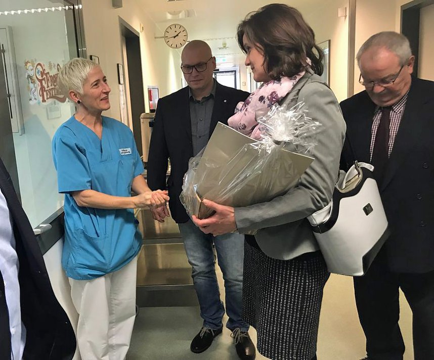 Weihnachtsbesuche in den DRK-Krankenh&auml;usern