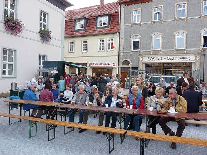 Feierliche &Uuml;bergabe Markt Bad Frankenhausen